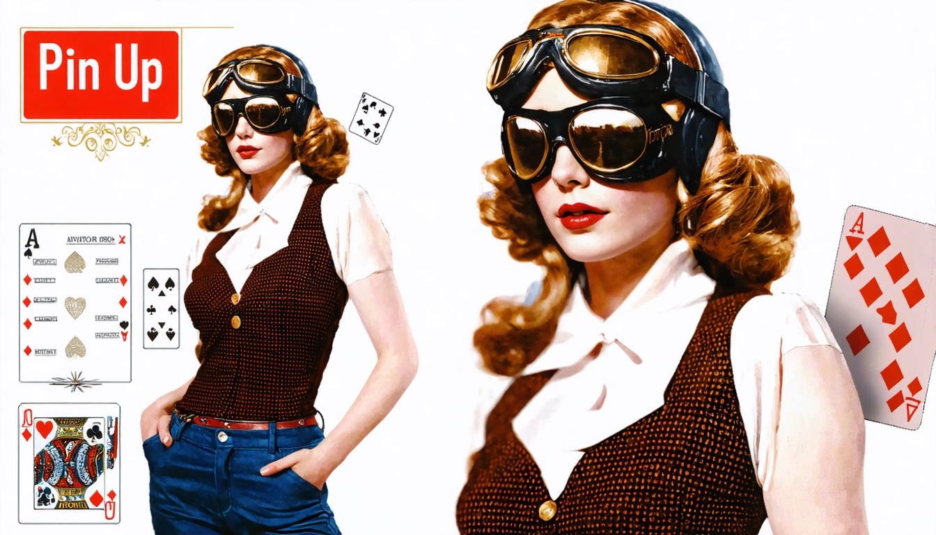 aviator Pin Up